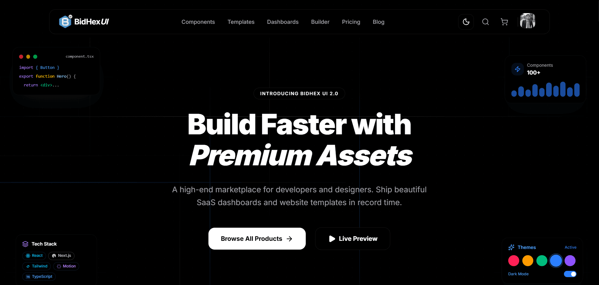 BidHex UI 2.0